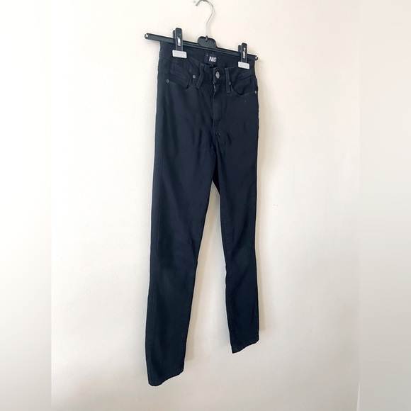 PAIGE Margot Ultra Skinny Jeans Shadow Black Women's Size 24 - Picture 8 of 13